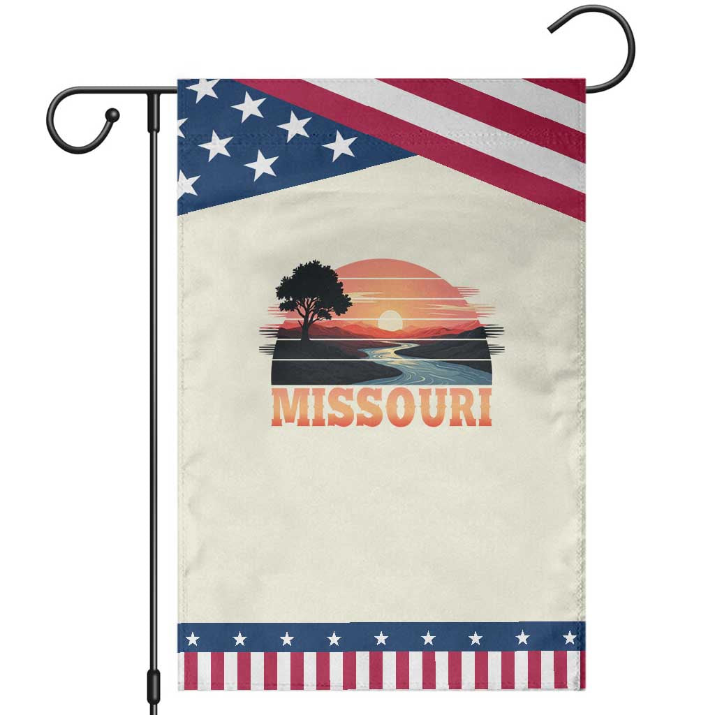 Vintage Missouri Outdoors Garden Flag Midwest Nature Landscape