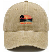 Vintage Missouri Outdoors Washed Cotton Baseball Cap Midwest Nature Landscape
