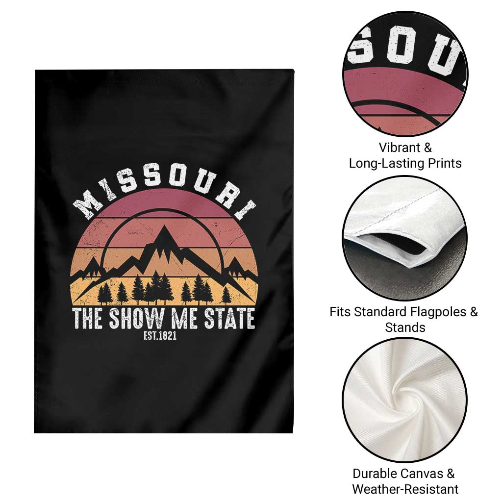 Vintage Missouri Travel Garden Flag The Show Me State Pride