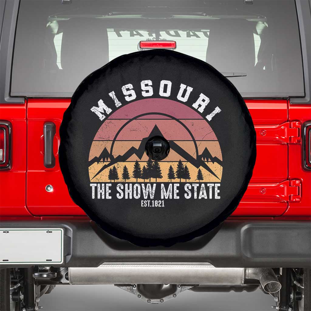Vintage Missouri Travel Spare Tire Cover The Show Me State Pride