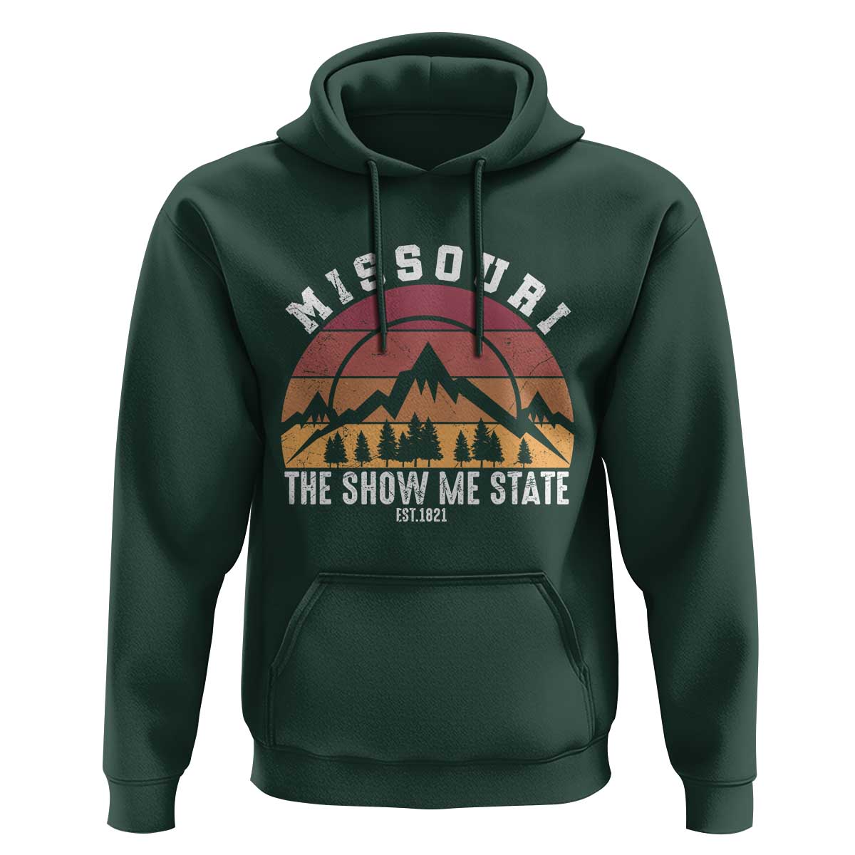 Vintage Missouri Travel Hoodie The Show Me State Pride