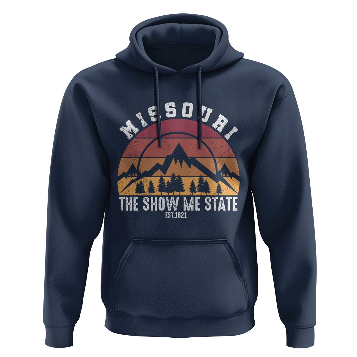 Vintage Missouri Travel Hoodie The Show Me State Pride