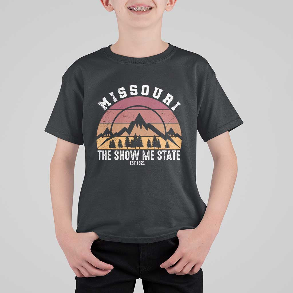 Vintage Missouri Travel T Shirt For Kid The Show Me State Pride