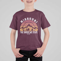 Vintage Missouri Travel T Shirt For Kid The Show Me State Pride