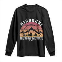 Vintage Missouri Travel Long Sleeve Shirt The Show Me State Pride