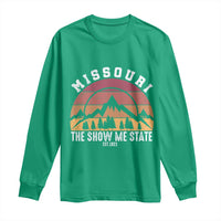 Vintage Missouri Travel Long Sleeve Shirt The Show Me State Pride