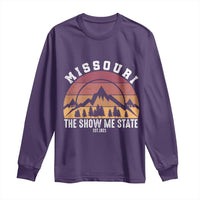 Vintage Missouri Travel Long Sleeve Shirt The Show Me State Pride