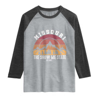 Vintage Missouri Travel Raglan Shirt The Show Me State Pride