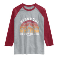Vintage Missouri Travel Raglan Shirt The Show Me State Pride