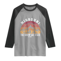 Vintage Missouri Travel Raglan Shirt The Show Me State Pride