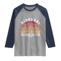 Vintage Missouri Travel Raglan Shirt The Show Me State Pride