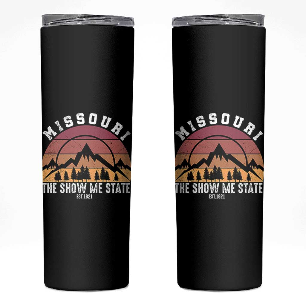 Vintage Missouri Travel Skinny Tumbler The Show Me State Pride
