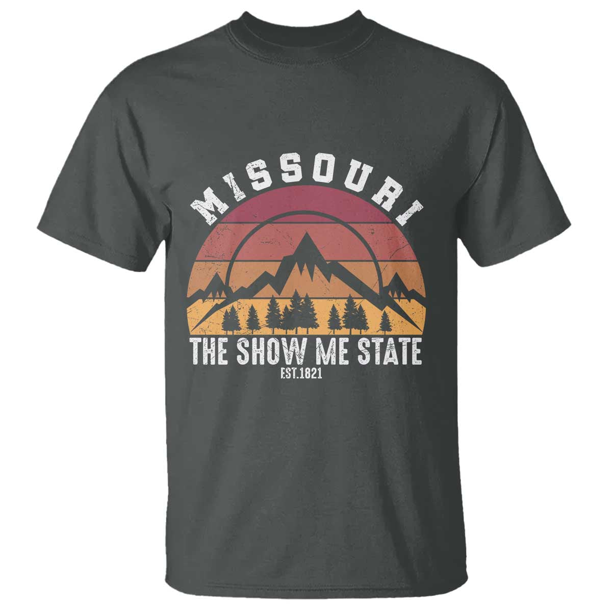 Vintage Missouri Travel T Shirt The Show Me State Pride
