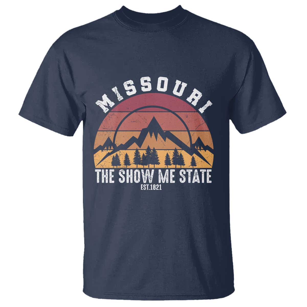 Vintage Missouri Travel T Shirt The Show Me State Pride