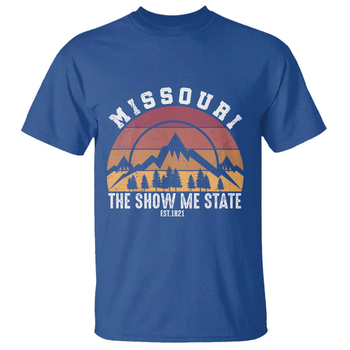 Vintage Missouri Travel T Shirt The Show Me State Pride