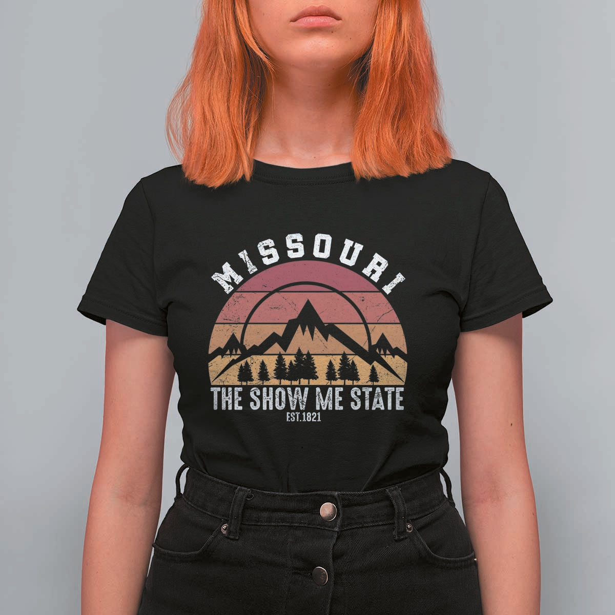 Vintage Missouri Travel T Shirt For Women The Show Me State Pride