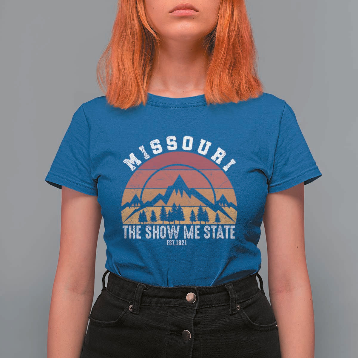 Vintage Missouri Travel T Shirt For Women The Show Me State Pride