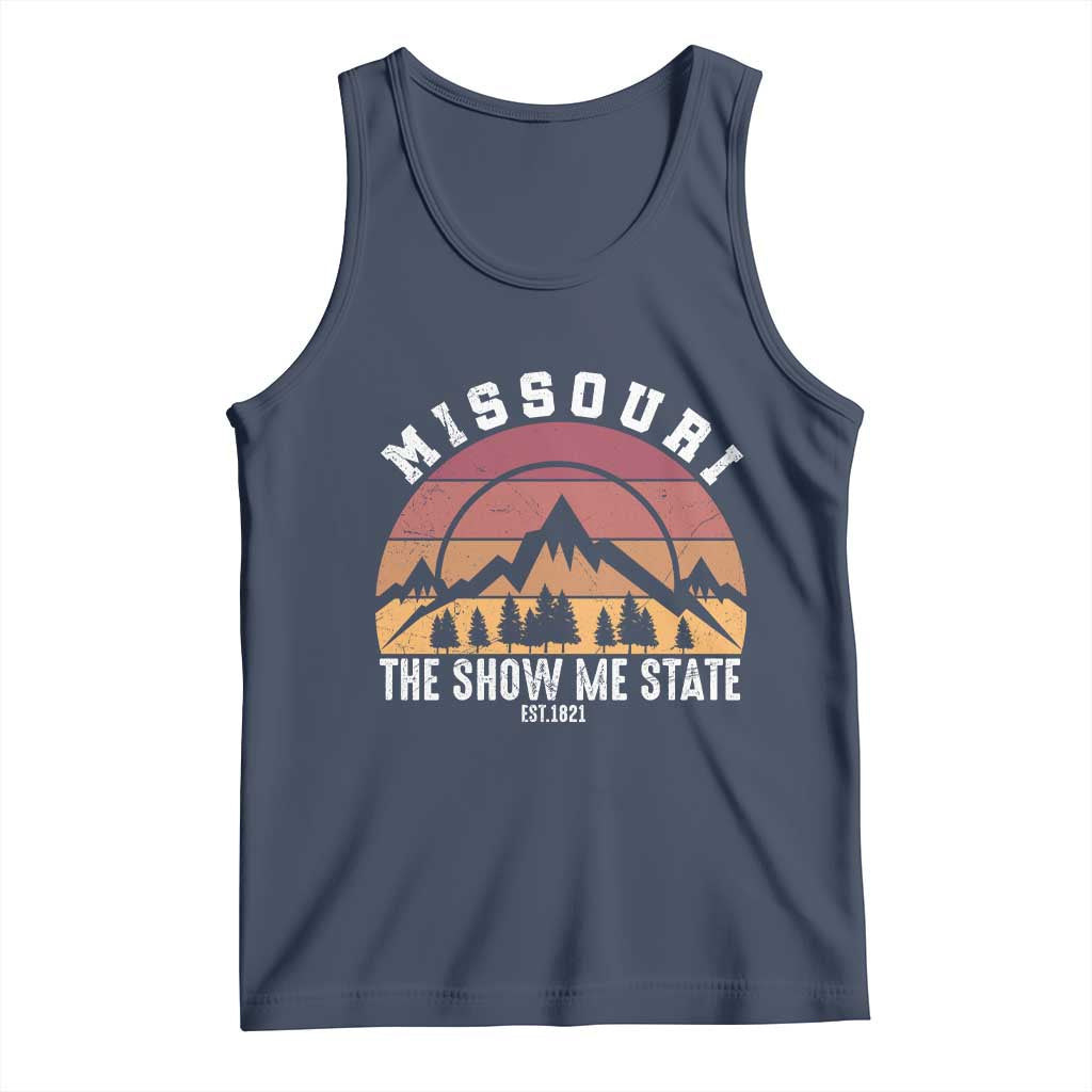Vintage Missouri Travel Tank Top The Show Me State Pride