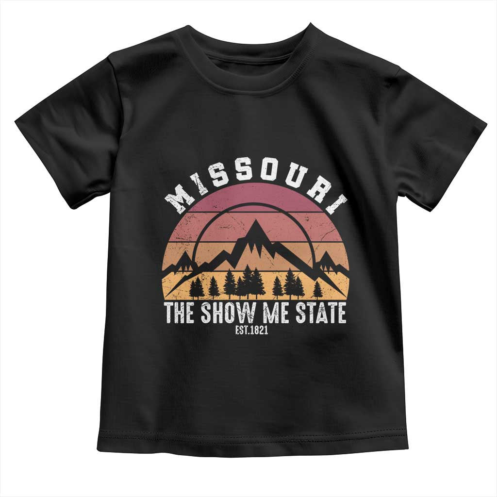 Vintage Missouri Travel Toddler T Shirt The Show Me State Pride