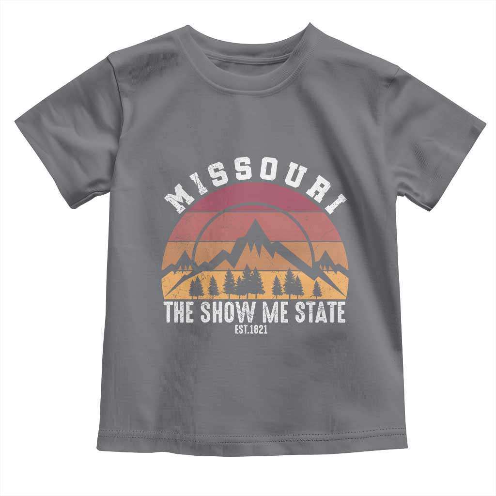Vintage Missouri Travel Toddler T Shirt The Show Me State Pride