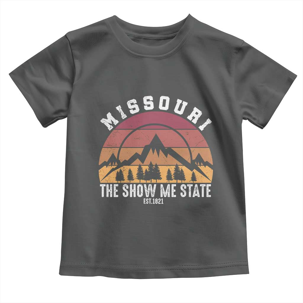 Vintage Missouri Travel Toddler T Shirt The Show Me State Pride