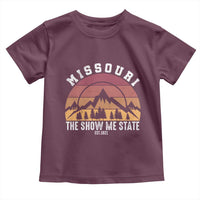 Vintage Missouri Travel Toddler T Shirt The Show Me State Pride