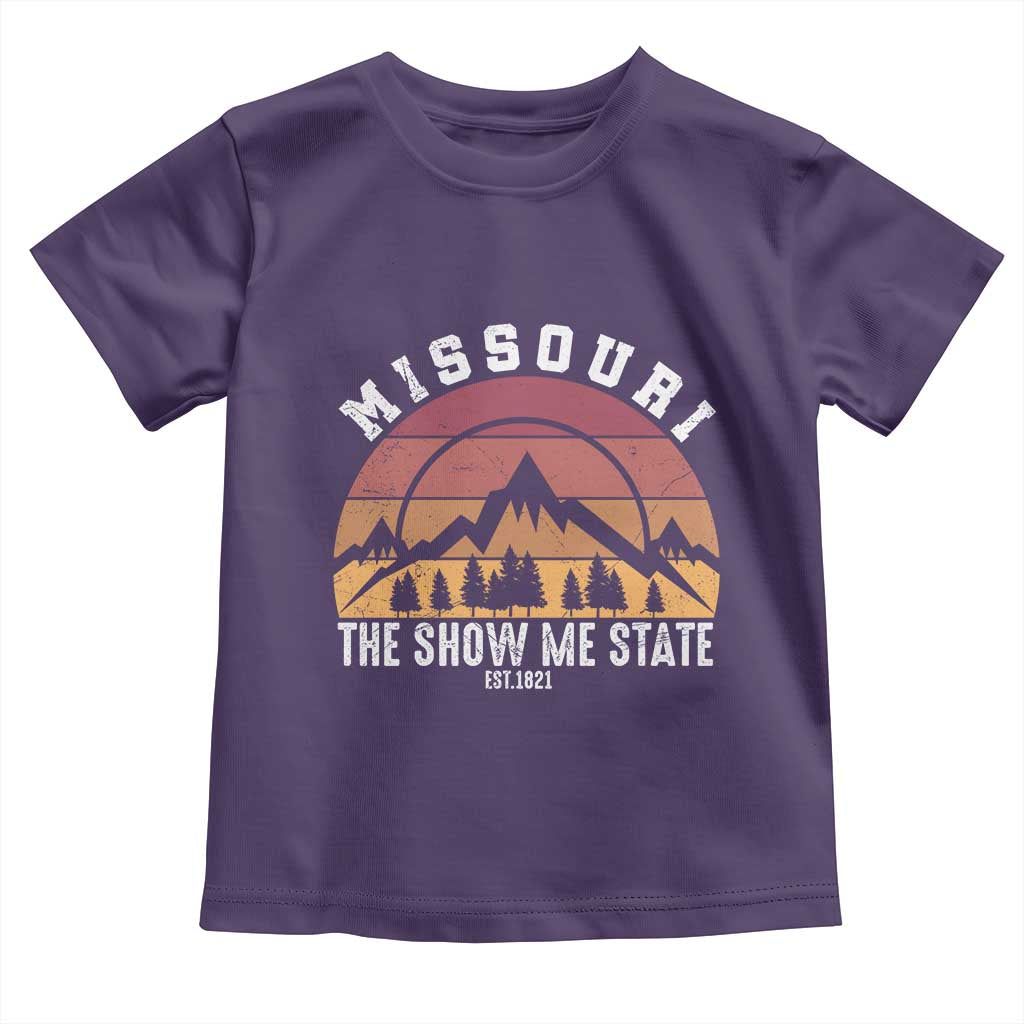 Vintage Missouri Travel Toddler T Shirt The Show Me State Pride