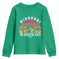 Vintage Missouri Travel Youth Sweatshirt The Show Me State Pride