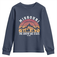 Vintage Missouri Travel Youth Sweatshirt The Show Me State Pride