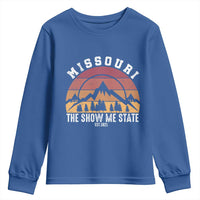Vintage Missouri Travel Youth Sweatshirt The Show Me State Pride