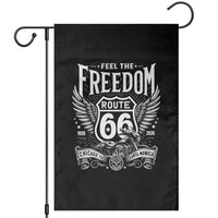 Feel The Freedom Route Highway 66 Garden Flag 100th Anniversary Biker Road Trip Graphic