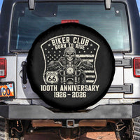 Vintage Biker Club Born To Ride Spare Tire Cover 100th Anniversary Mother Road