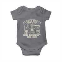 Vintage Biker Club Born To Ride Baby Onesie 100th Anniversary Mother Road