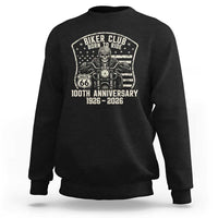 Vintage Biker Club Born To Ride Sweatshirt 100th Anniversary Mother Road
