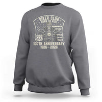 Vintage Biker Club Born To Ride Sweatshirt 100th Anniversary Mother Road