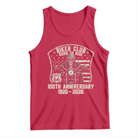 Vintage Biker Club Born To Ride Tank Top 100th Anniversary Mother Road