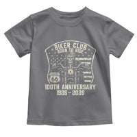 Vintage Biker Club Born To Ride Toddler T Shirt 100th Anniversary Mother Road