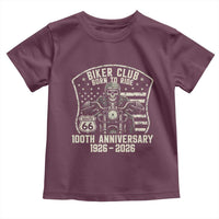 Vintage Biker Club Born To Ride Toddler T Shirt 100th Anniversary Mother Road