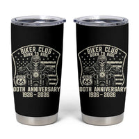 Vintage Biker Club Born To Ride Tumbler Cup 100th Anniversary Mother Road