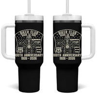 Vintage Biker Club Born To Ride Tumbler With Handle 100th Anniversary Mother Road