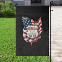 Route Highway 66 Centennial Garden Flag Vintage American Flag Patriotic Gift