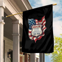 Route Highway 66 Centennial Garden Flag Vintage American Flag Patriotic Gift