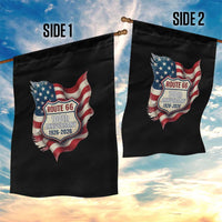 Route Highway 66 Centennial Garden Flag Vintage American Flag Patriotic Gift