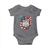 Route Highway 66 Centennial Baby Onesie Vintage American Flag Patriotic Gift