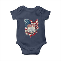 Route Highway 66 Centennial Baby Onesie Vintage American Flag Patriotic Gift
