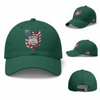 Route Highway 66 Centennial Baseball Cap Vintage American Flag Patriotic Gift