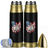 Route Highway 66 Centennial Bullet Tumbler Vintage American Flag Patriotic Gift