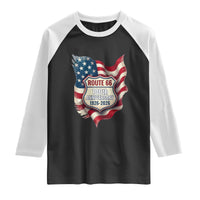 Route Highway 66 Centennial Raglan Shirt Vintage American Flag Patriotic Gift