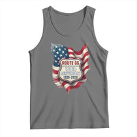 Route Highway 66 Centennial Tank Top Vintage American Flag Patriotic Gift