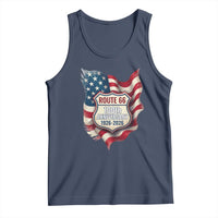 Route Highway 66 Centennial Tank Top Vintage American Flag Patriotic Gift